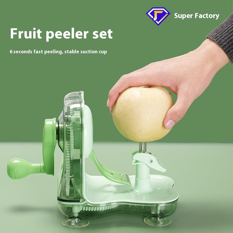 2-in-1 Manual Fruit & Vegetable Peeler β Multifunctional Cutter & Processor