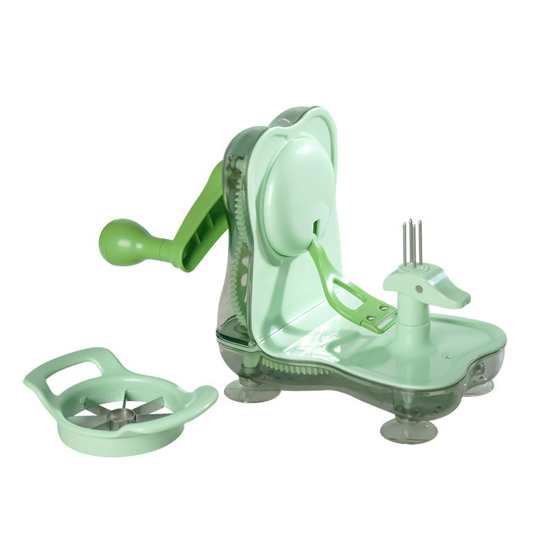 2-in-1 Manual Fruit & Vegetable Peeler β Multifunctional Cutter & Processor
