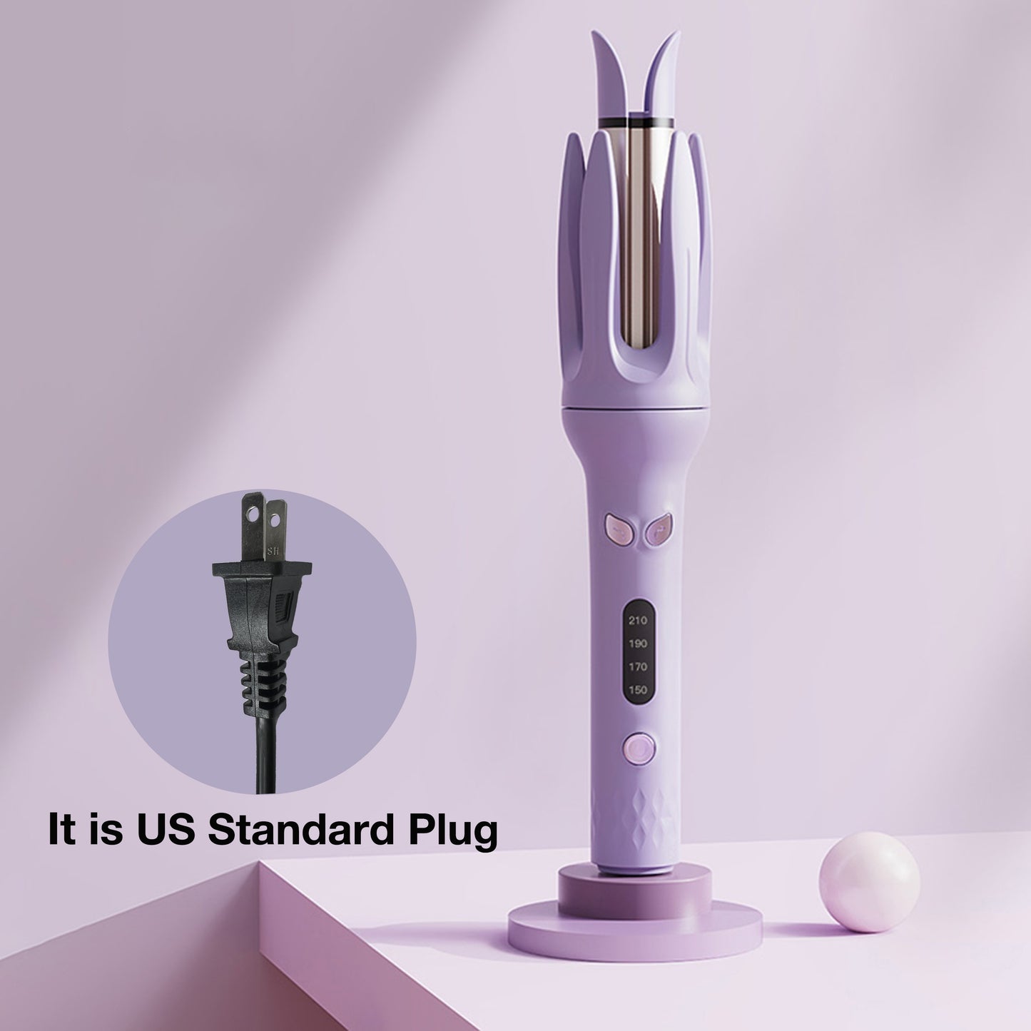 Automatic Hair Curler – 28mm Barrel with 4 Heat Modes, Ionic Care & Smart Timer