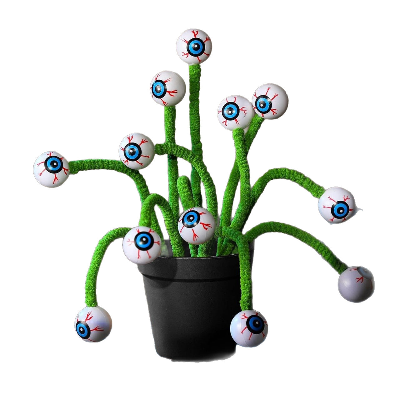 Halloween Eyeball Twig Bouquet – Creepy 3D Decorative Arrangement