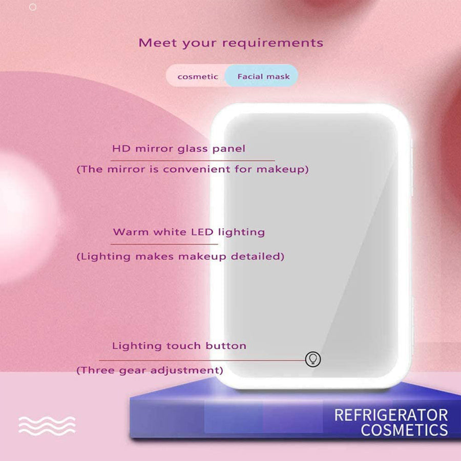Mini Portable Makeup & Skincare Fridge – 2-in-1 Cooling & Heating for Home, Car & Office