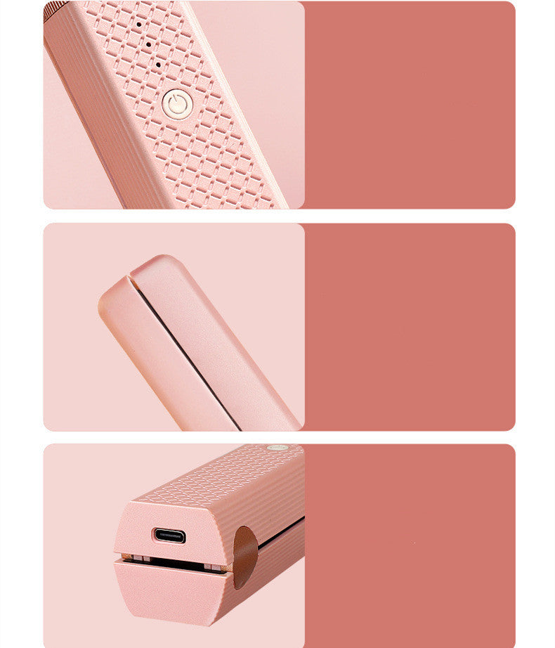 Cordless Hair Straightener & Curler – Portable 2-in-1 Ceramic Styler
