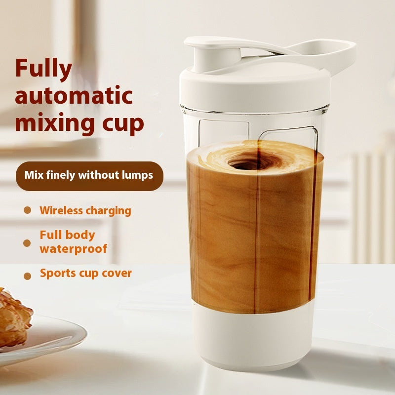 400ml Electric Protein Shaker Bottle – Automatic Mixing Cup with 1200mAh Rechargeable Battery