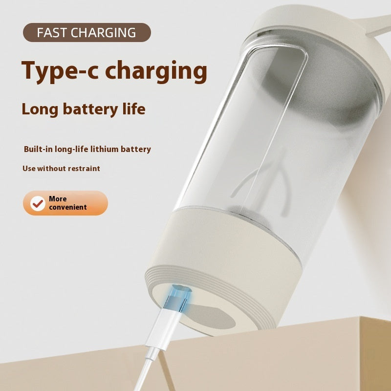 400ml Electric Protein Shaker Bottle – Automatic Mixing Cup with 1200mAh Rechargeable Battery