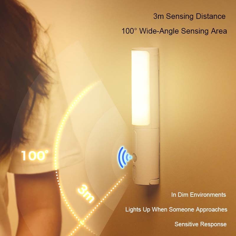 Smart LED Night Light – Motion Activated Lamp for Bedroom, Kitchen & Wardrobe