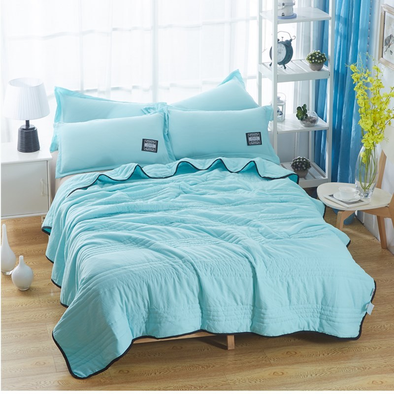 Cooling Blanket – Lightweight Pure Color Summer Quilt, Washable & Compressible