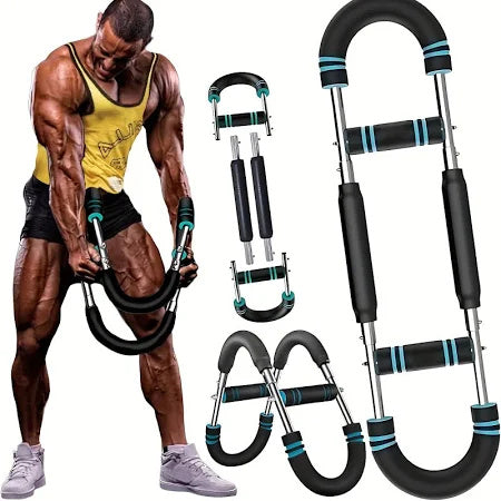 Portable Arm & Chest Strengthener – U-Shaped Resistance Bar for Bodybuilding & Fitness