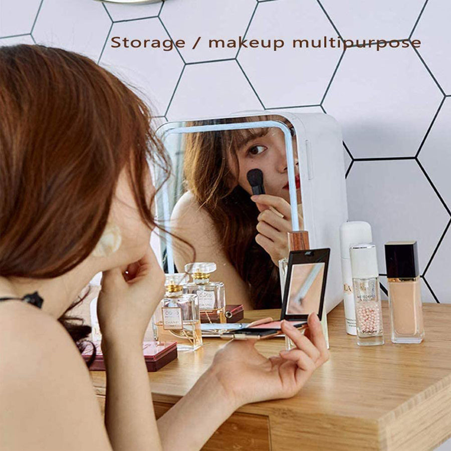 Mini Portable Makeup & Skincare Fridge – 2-in-1 Cooling & Heating for Home, Car & Office