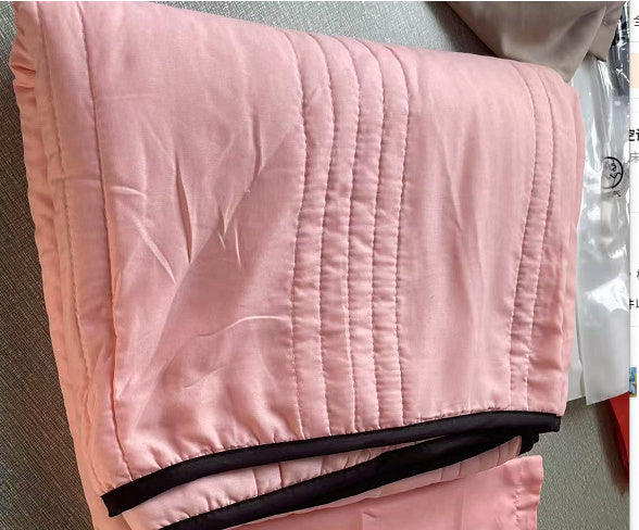 Cooling Blanket – Lightweight Pure Color Summer Quilt, Washable & Compressible