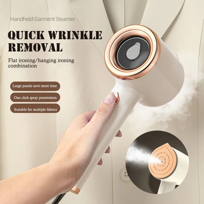 Mini Portable Garment Steamer – Handheld Fabric Wrinkle Remover for Home & Travel