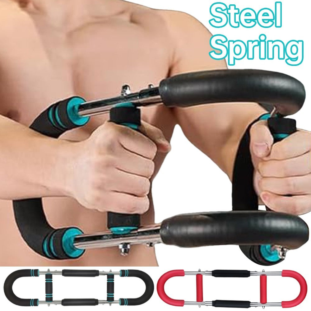 Portable Arm & Chest Strengthener – U-Shaped Resistance Bar for Bodybuilding & Fitness